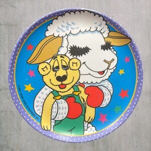 1993 Lamb Chop Melamine Vtg Plastic Plate Shari Lewis Zak Designs Pre-Owned Deco